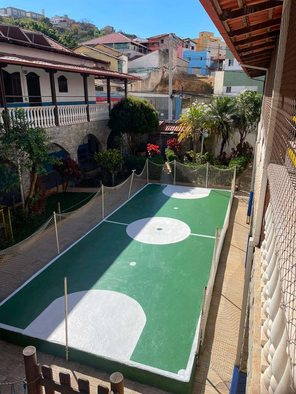 Mini quadra esportiva